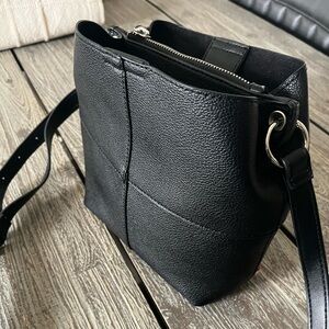 COLAB black crossbody bag.